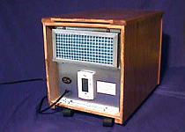 Rear view of Aun Aire Furnace showing filter and thermostat